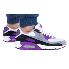 Nike Air Max 90 M CD0881-104 hvid sort violet grå