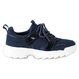Kylie Lyse marineblå sneakers marine blå