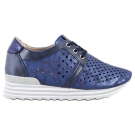 Aclys Openwork sneakers marine blå blå