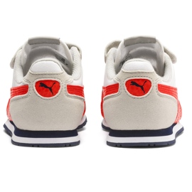 Børnesko Puma Cabana Racer Sl V Ps beige-rød 360732 76