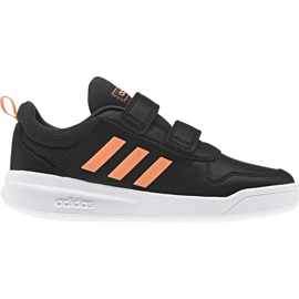 Adidas Tensaur C børnesko sort og orange EF1099