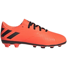 Adidas Nemeziz 19.4 FxG Jr EH0507 fodboldstøvler flerfarvet orange