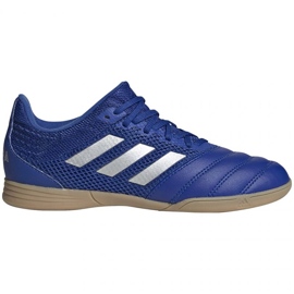 Adidas Copa 20.3 In Sala Jr EH0906 fodboldstøvler sølv, blå blå