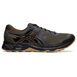 Asics Gel Sonoma 4 mænds løbesko oliven-sort 1011A177 300 flerfarvet grøn