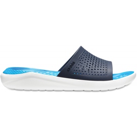 Crocs Literide Slide marineblå-hvid 205183462 marine blå