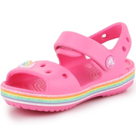 Crocs sandaler til børn Crocband Imagination Sandal Ps pink 206 145 669 lyserød