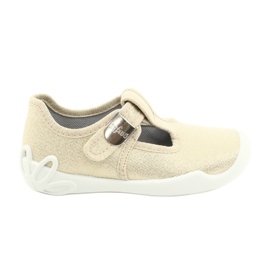 Befado børnesko blanka guld 115X003 beige gylden