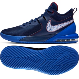 Nike Air Max Impact M CI1396 400 Basketballsko rød, marineblå, blå marine blå