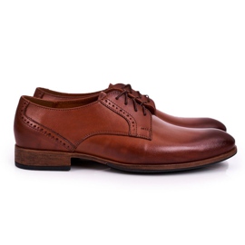 Bednarek Polish Shoes Herresko med lys sål Bednarek Lysebrun