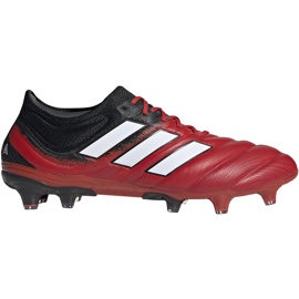 Adidas Copa 20.1 Fg EF1948 fodboldstøvler flerfarvet rød