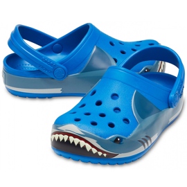 Crocs til børn Sjov Lab Shark Band Clg K blå 206271 4JL