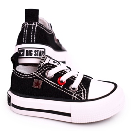 Børns klassiske lave sneakers Big Star HH374194 Sort