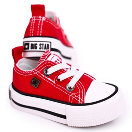 Børns klassiske lave sneakers Big Star HH374196 Rød