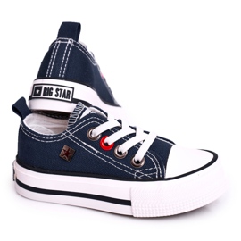 Børns klassiske lave sneakers Big Star HH374091 Marineblå ['flåde']