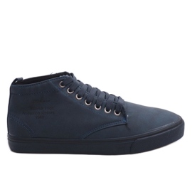 Stilfulde High-top Sneakers Y007 Marineblå marine blå