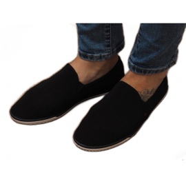 Lycra D16M sorte Slip-On sneakers