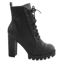 Tied Boots Workery 9102-1 Sort