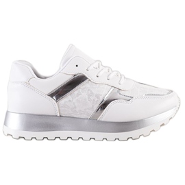 Bestelle Stilfulde sneakers hvid