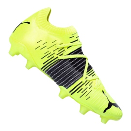 Fodboldstøvler Puma Future Z 1.1 Fg / Ag M 106028-01 gul, sort, grå / sølv flerfarvet