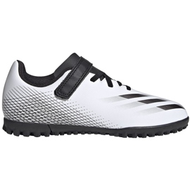 Adidas X GHOSTED.4 H&amp;L Tf Junior FW9573 fodboldstøvler hvid
