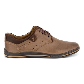 Polbut Casual herresko 402 brun