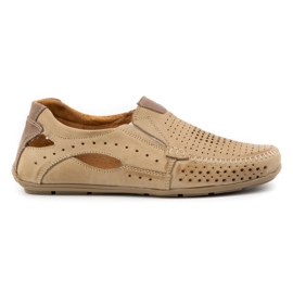 Mario Pala Herresko mokasiner 901 sommer beige