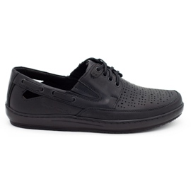 Polbut Herresko, åbent loafers J69 / 2L sort