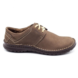 Joker Herresko 229 oliven flerfarvet khaki