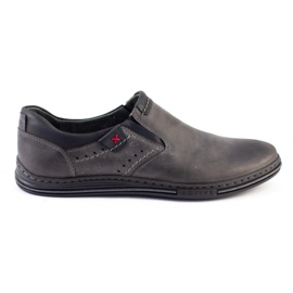 Polbut Grå slip-on 401 herresko