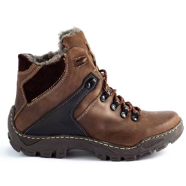 KENT Mænds vintersko Snestøvler 119 brune, trekking
