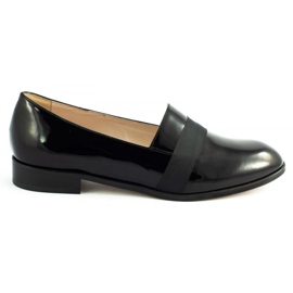 Lizard Sorte loafers til kvinder 04742