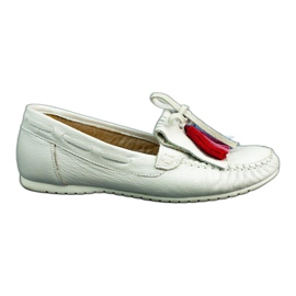 Lewski Kvinder loafers 2673 hvid perle