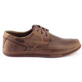 Polbut Openwork herresko J44L brun