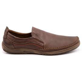 Mario Pala Brogues loafers til mænd 531 brun