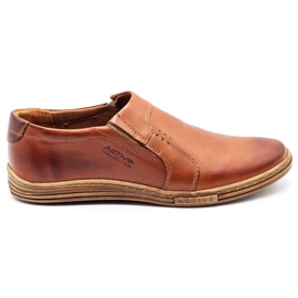 Polbut Herresko 334 camel flerfarvet