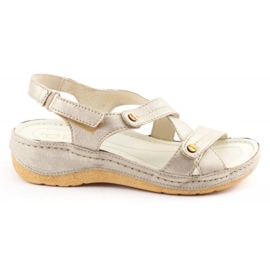 Dolce Pietro 2014 kvinders gyldne sandaler gylden