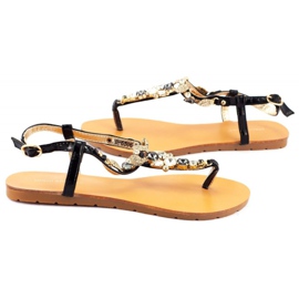 Sorte sandaler 6506 til kvinder