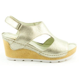 Dolce Pietro Kile sandaler 0888 guld platin gylden