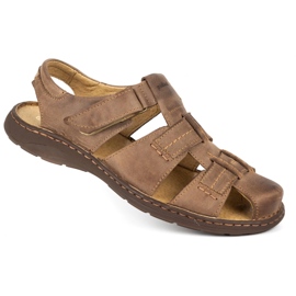 Polbut SA07 brune sandaler