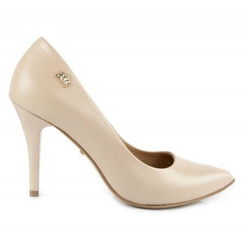 Saway Kvinders høje hæle 2333 cappuccino beige