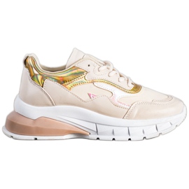 Sweet Shoes Stilfulde Beige sneakers