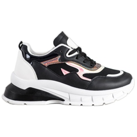 Sweet Shoes Stilfulde sorte sneakers