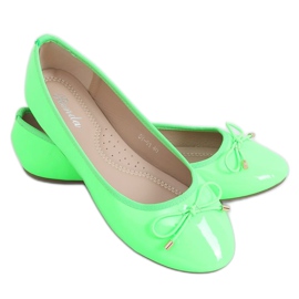 Neongrønne ballerinaer DY-01 Grøn