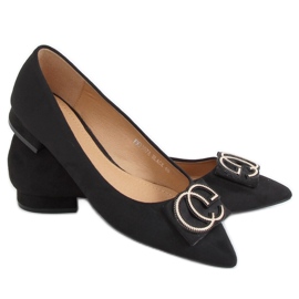 Ballerinas mandel sort næse FM3107A Sort