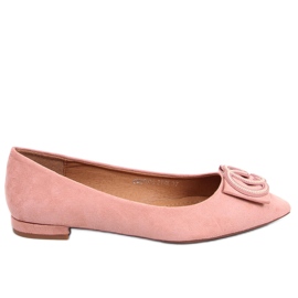 BM Ballerinas mandelrosa næse FM3107A Pink lyserød