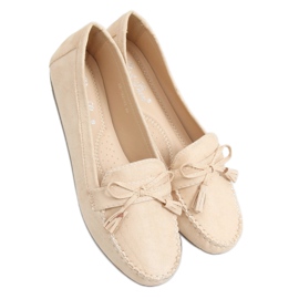 Kvinder beige loafers XR-1R2 Beige