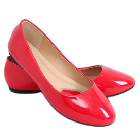 Rødlakerede ballerinaer 9988-60 Rød