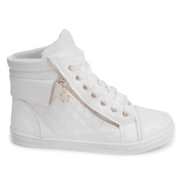 High-top sneakers ZJY-C130 Hvid