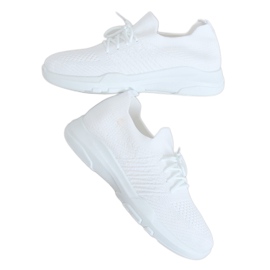 Hvide sportsokker C9239 Bianco