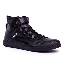 Mænds høje sneakers Big Star Sort Y174020